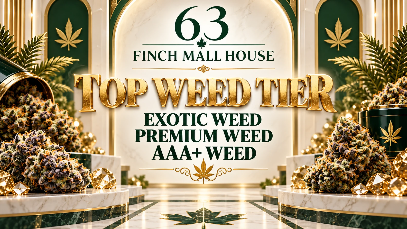 Finch Mall House in Jane and Finch, North York — Exotic, Premium and AAA+ top weed tiers