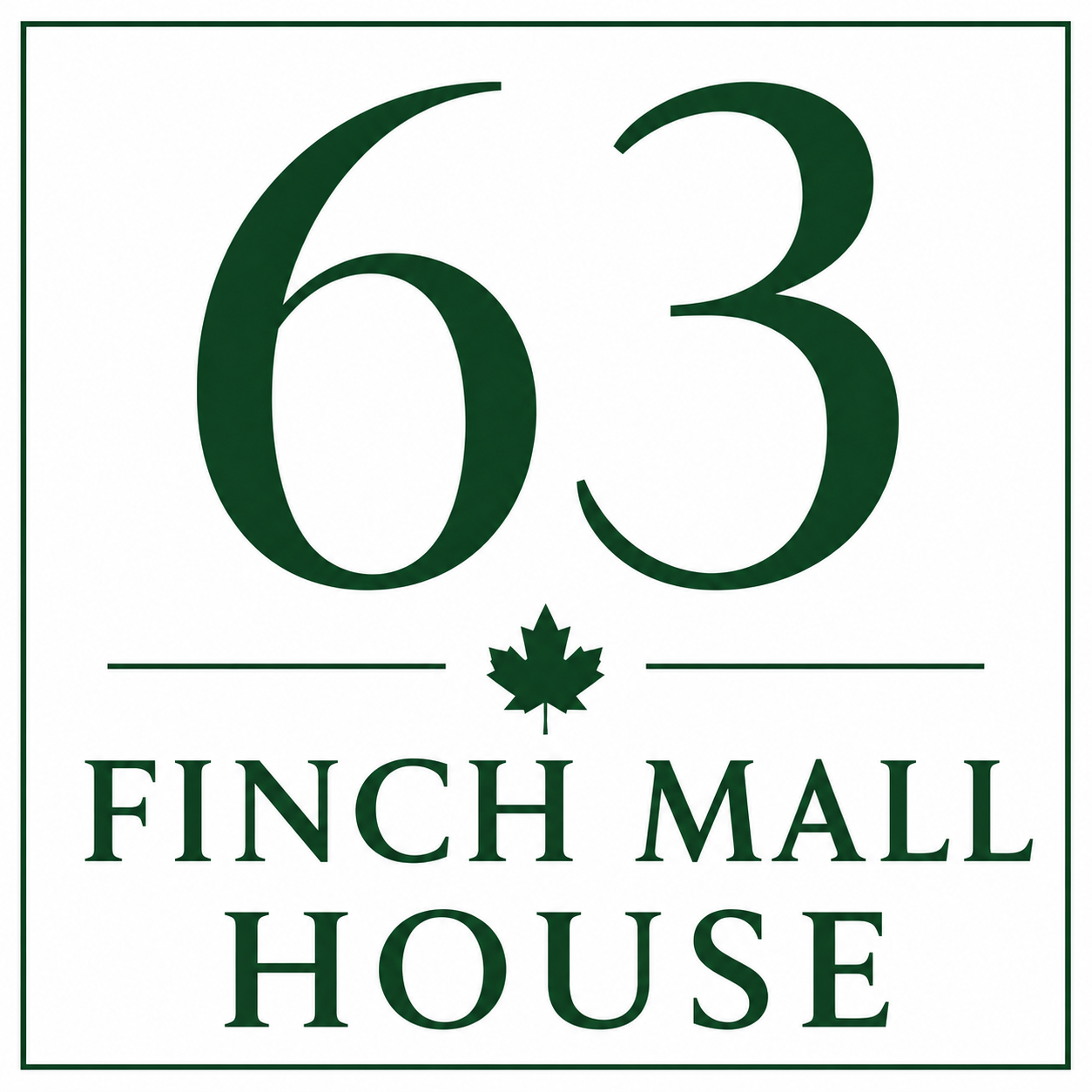 Finch Mall House 63 cannabis logo